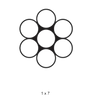 Verzinktes Stahldrahtseil – 1X7
