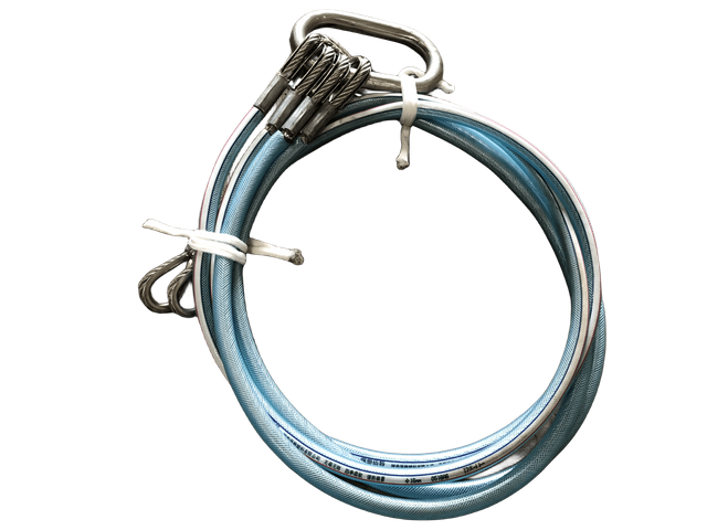 Anschlagseil aus verzinktem Stahl mit PVC-Schläuchen